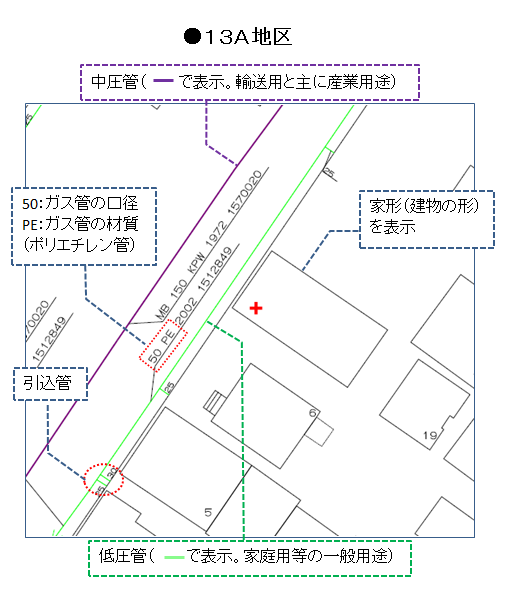 地図の見方がわかりません 北海道ガス株式会社